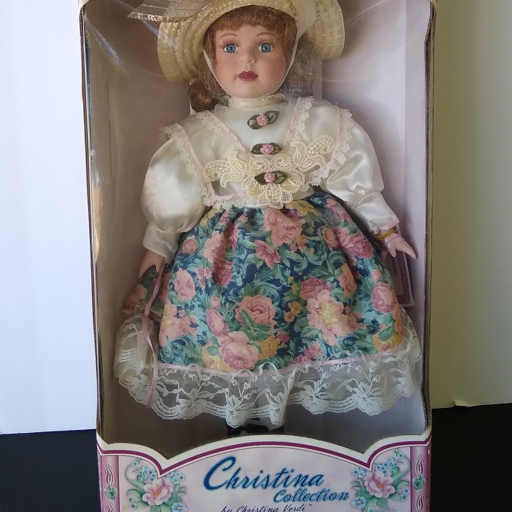 Christina Collection 1998 Porcelain doll with certificate of authenticity